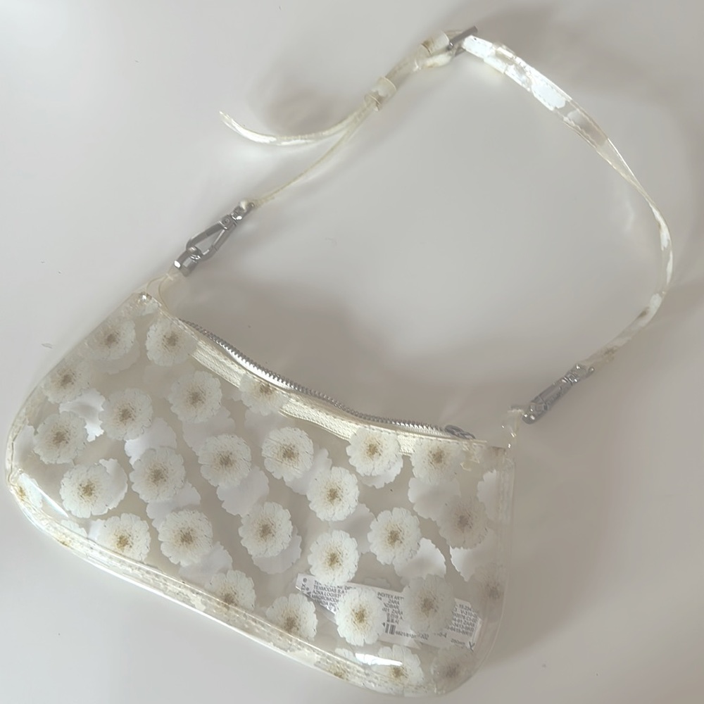 Clear daisy Zara purse